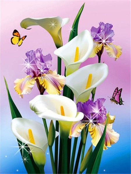 Magische Bloemen Vlinders
